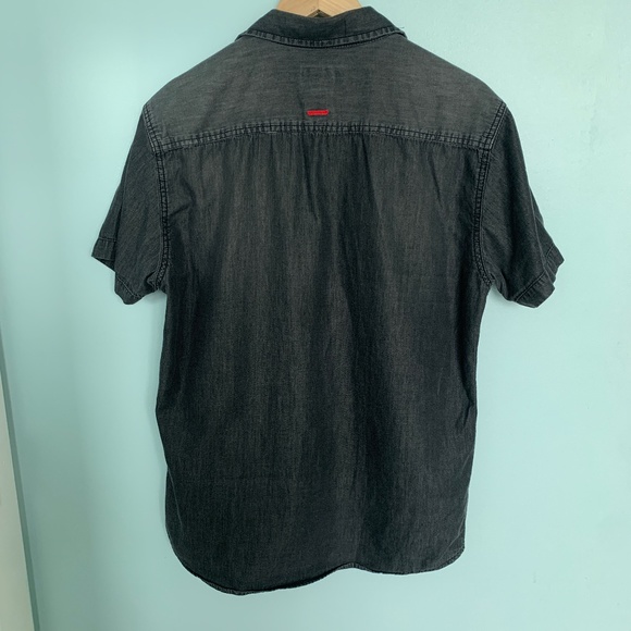 Castro Jeans Short Sleeve Casual Button Down - Picture 2 of 3